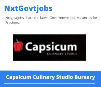 Capsicum Culinary Studio Bursary 2023 Closing Date 31 Mar 2023
